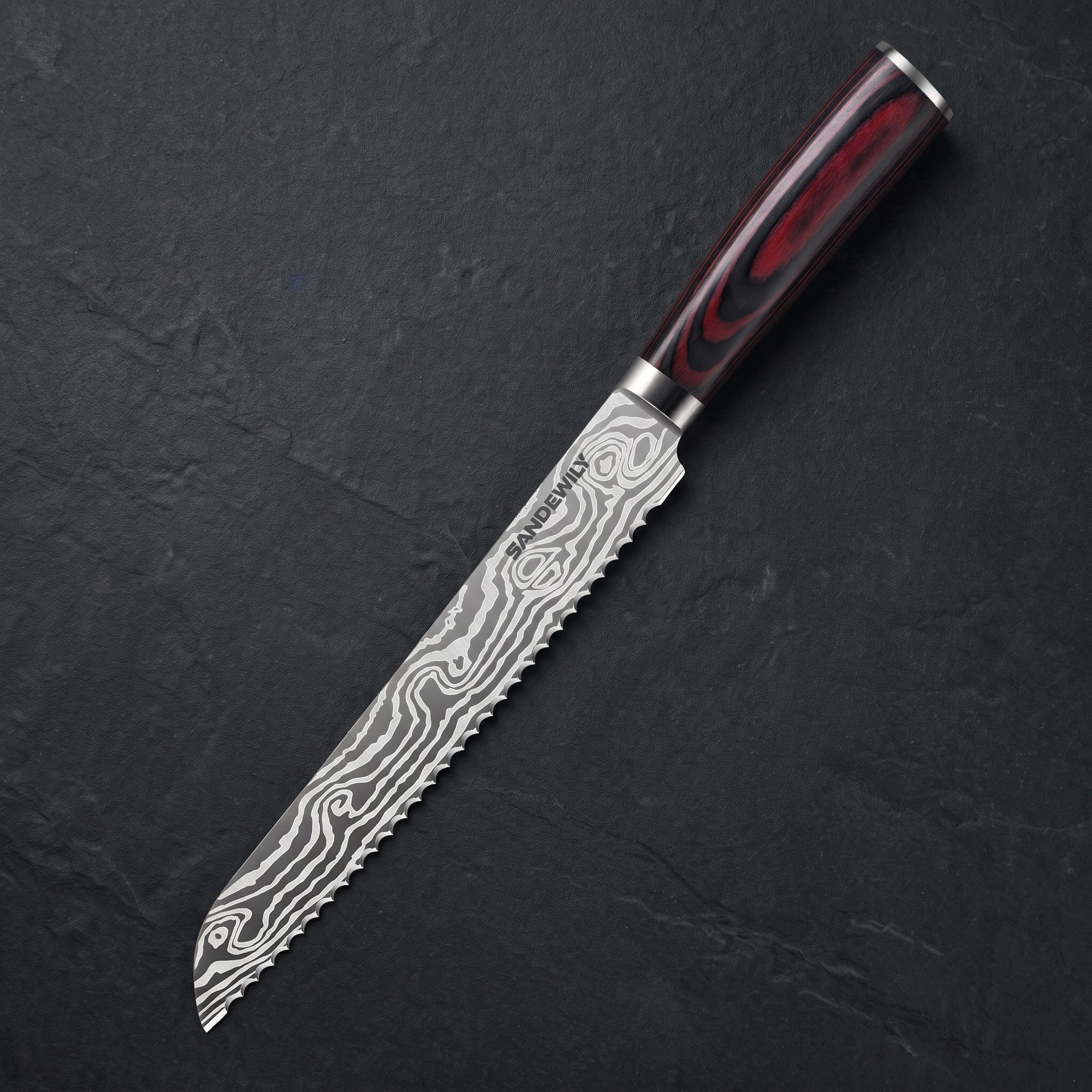 8" Bread Knife — Pakkawood Series