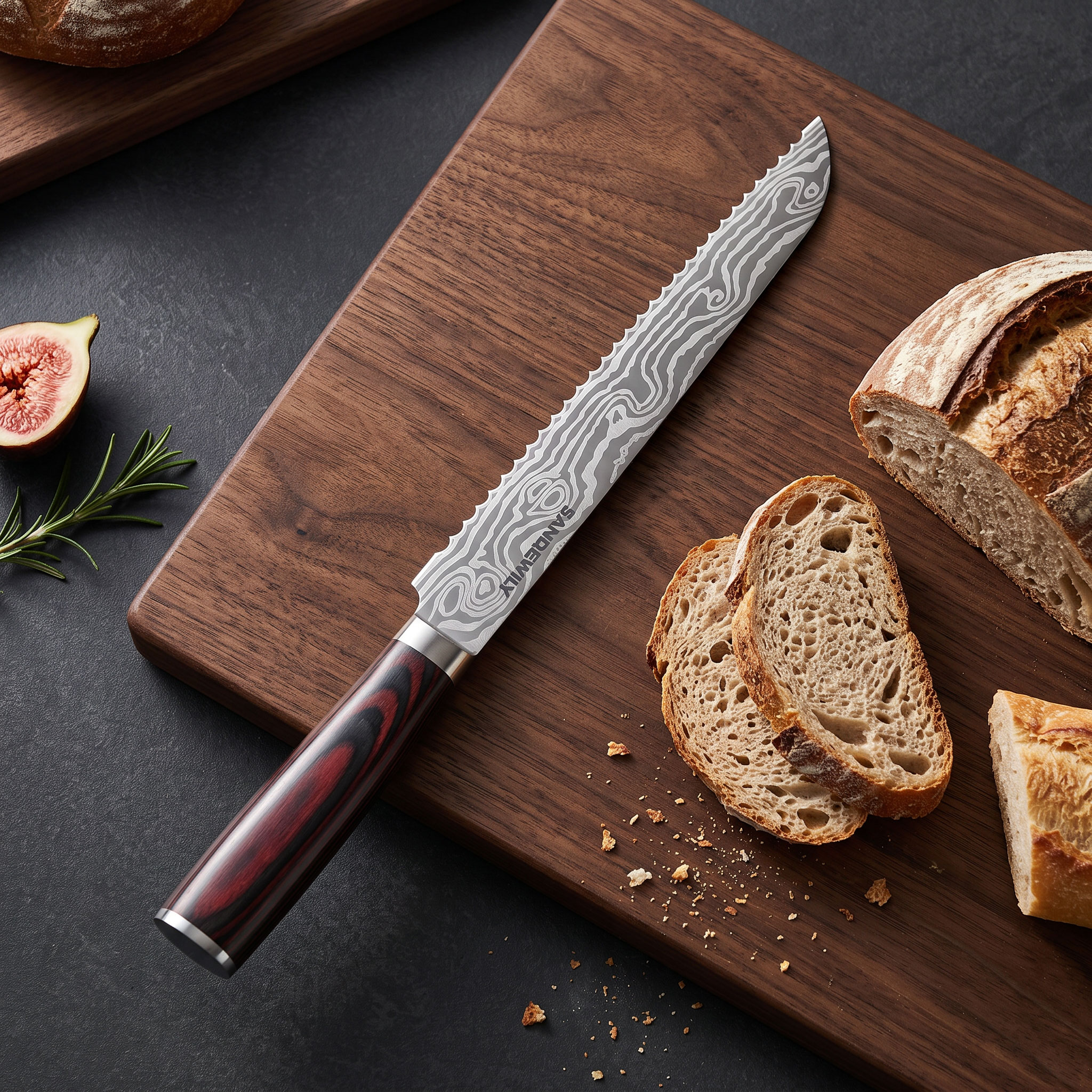 8" Bread Knife — Pakkawood Series 2